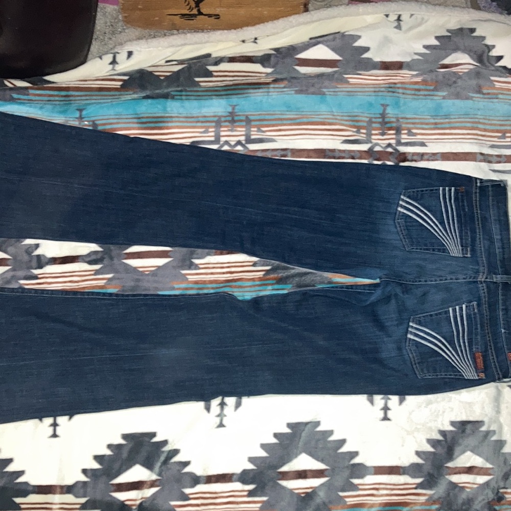 7 For All Mankind Dark Wash Trouser